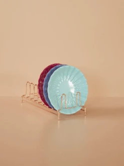 Flower Side Plate - Dark Fuchsia Color(Flower Side Plate Dark Fuchsia Color) -Rice By Rice MESPL AW23XC x1024 1 1