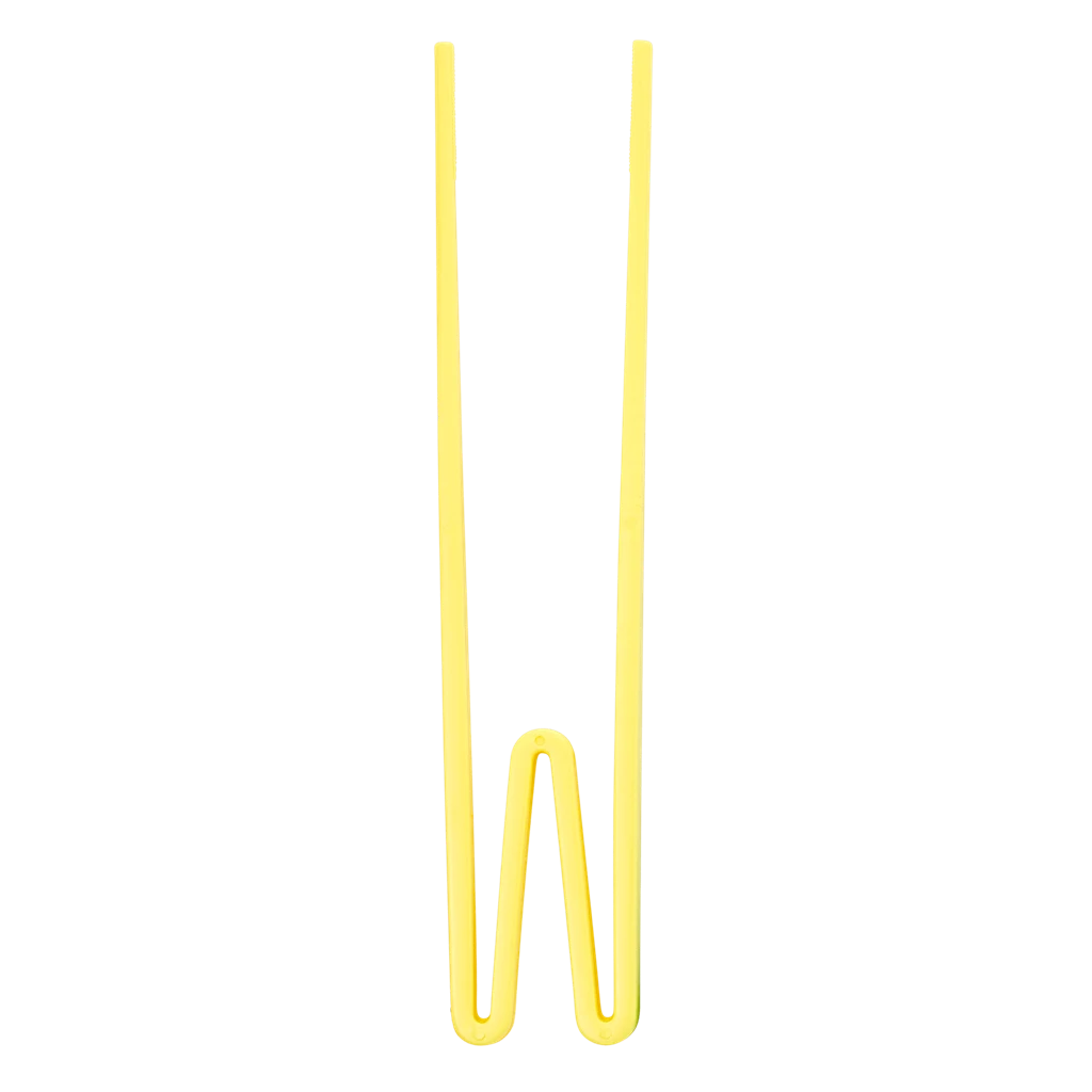 Melamine 'Beginner Friendly' Chopsticks In Assorted Classic Colors | Yellow(Melamine Beginner Friendly Chopsticks In Assorted Classic Colors Yellow)