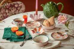 Ceramic Teapot With Embossed Kale Design - Hand Painted - 1,6L / 54.1 Oz(Ceramic Teapot With Embossed Kale Design Hand Painted 1 6l 54 1 Oz) -Rice By Rice RICE CE24 10