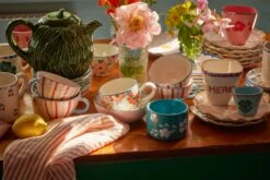 Ceramic Mug With Hand Painted Love - 14.2 Oz(Ceramic Mug With Hand Painted Love 14 2 Oz) -Rice By Rice RICE CE24 16