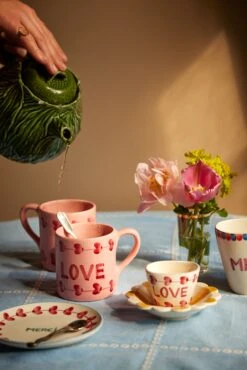 Ceramic Teapot With Embossed Kale Design - Hand Painted - 1,6L / 54.1 Oz(Ceramic Teapot With Embossed Kale Design Hand Painted 1 6l 54 1 Oz) -Rice By Rice RICE CE24 54