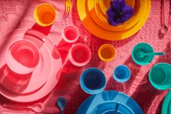 Melamine Cups 'DANCE IT OUT' Colors - Small - 6 Pcs. In Gift Box(Melamine Cups Dance It Out Colors Small 6 Pcs In Gift Box) -Rice By Rice RICEAW22044 1024