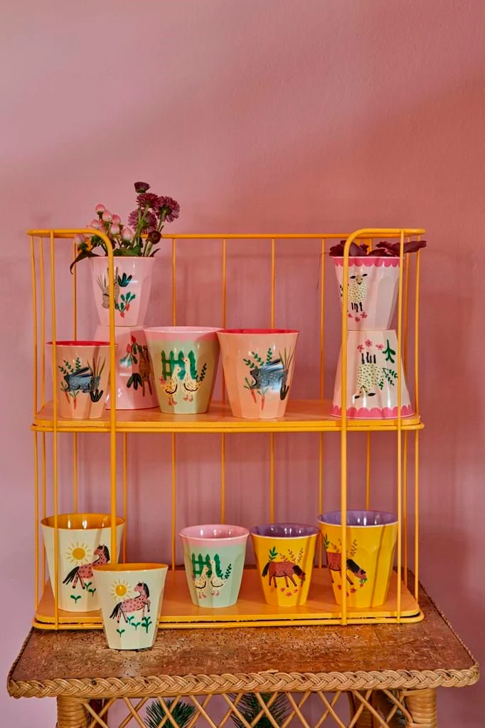 Melamine Kids Cups In Pink Farm Prints - Small - 6 Pcs. In Gift Box(Melamine Kids Cups In Pink Farm Prints Small 6 Pcs In Gift Box) 9 Melamine Kids Cups In Pink Farm Prints - Small - 6 Pcs. In Gift Box(Melamine Kids Cups In Pink Farm Prints Small 6 Pcs In Gift Box) - Image 9