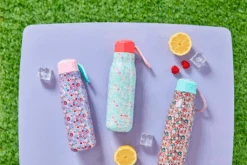 Stainless Steel Thermo Bottle | Floral Print(Stainless Steel Thermo Bottle Fall Floral Print) -Rice By Rice RICEHS22056 1024