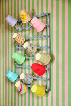 Set Of 2 Medium Melamine Cups | Flower Painting Print(Set Of 2 Medium Melamine Cups Flower Painting Print) -Rice By Rice RICESS22100 682 77660707 3b83 4442 9329 27e16fd2a8b3