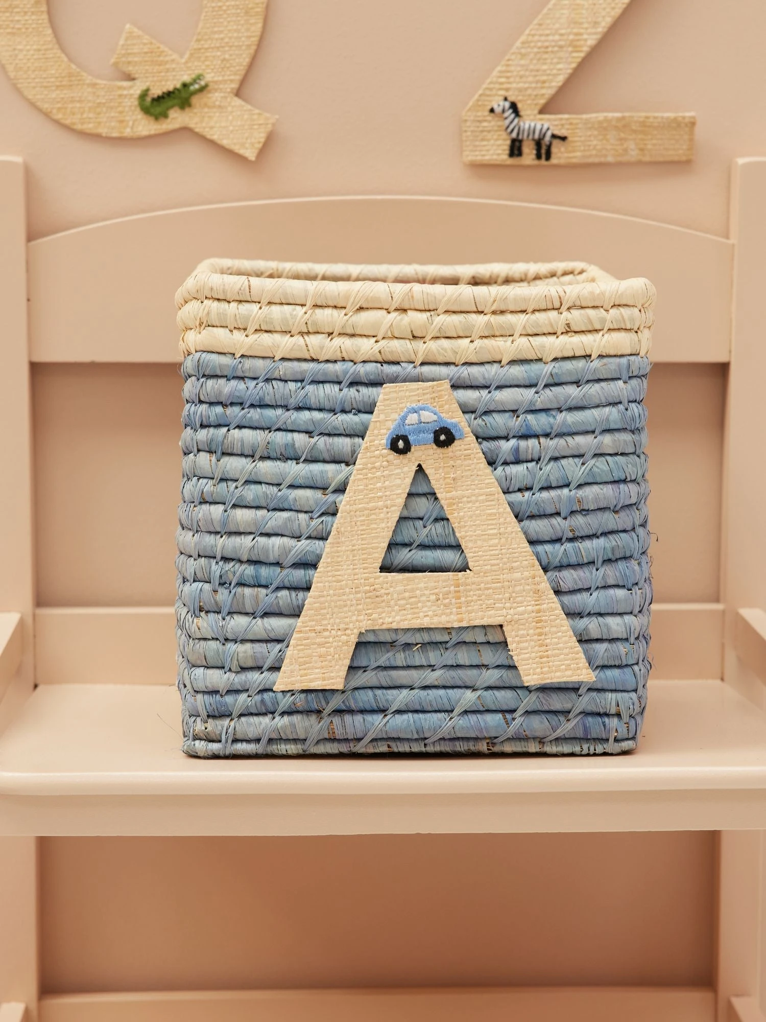 One Raffia Letter Sticker | Boy - A(One Raffia Letter Sticker Boy A) 2 One Raffia Letter Sticker | Boy - A(One Raffia Letter Sticker Boy A) - Image 2