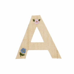 One Raffia Letter Sticker | Girl - A(One Raffia Letter Sticker Girl A)