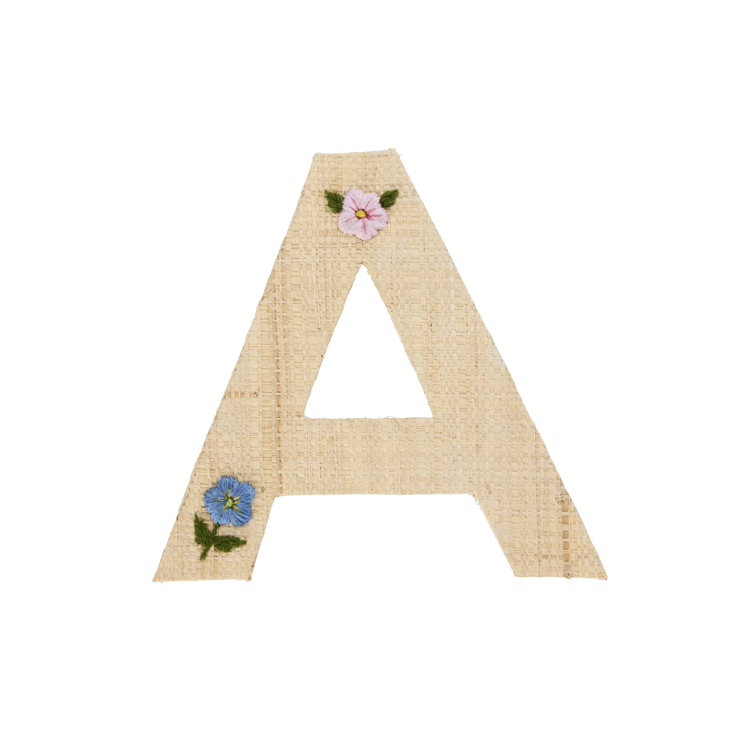 One Raffia Letter Sticker | Girl - A(One Raffia Letter Sticker Girl A) 1 One Raffia Letter Sticker | Girl - A(One Raffia Letter Sticker Girl A)