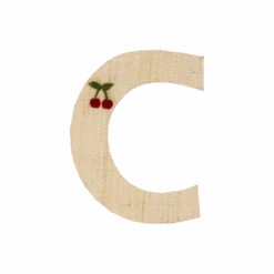 One Raffia Letter Sticker | Girl - C(One Raffia Letter Sticker Girl C)