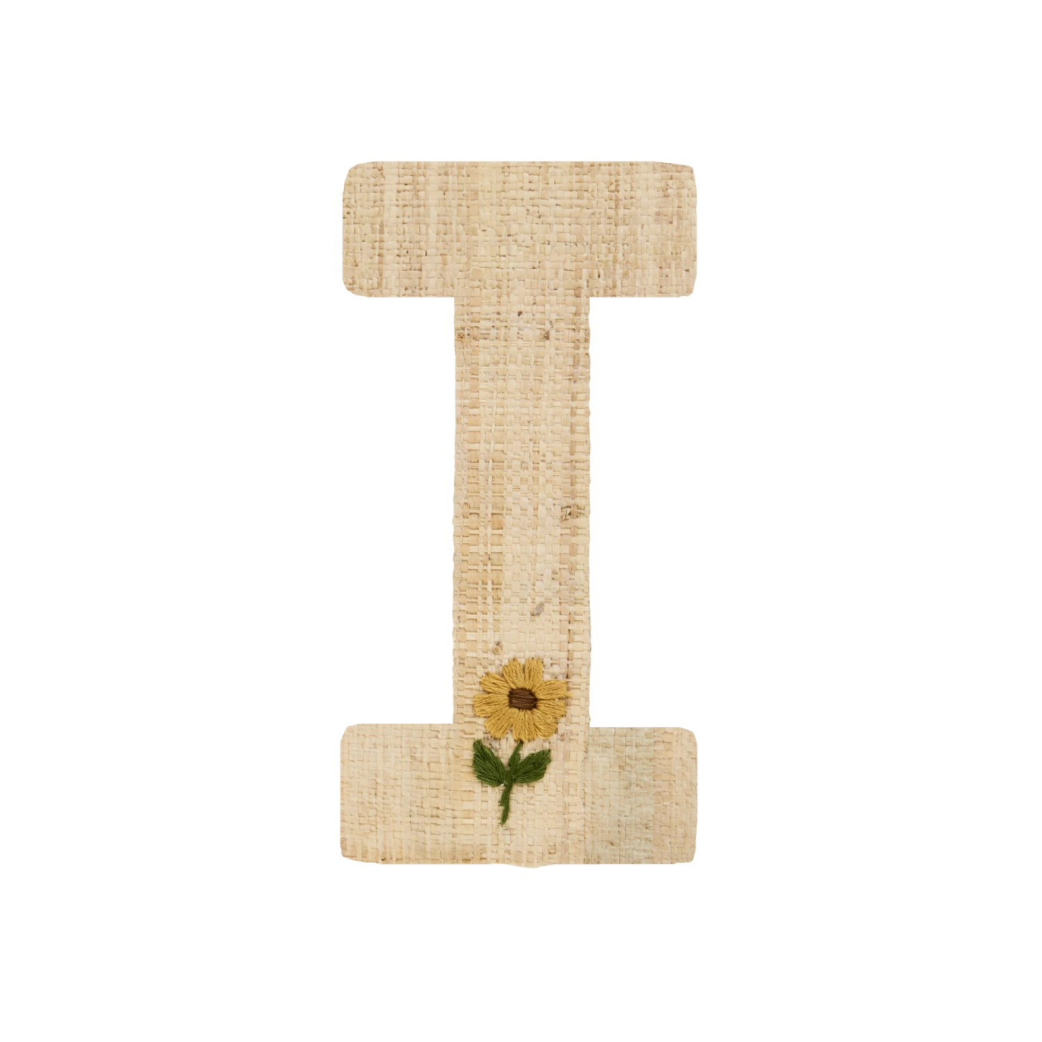 One Raffia Letter Sticker | Girl - I(One Raffia Letter Sticker Girl I) 1 One Raffia Letter Sticker | Girl - I(One Raffia Letter Sticker Girl I)