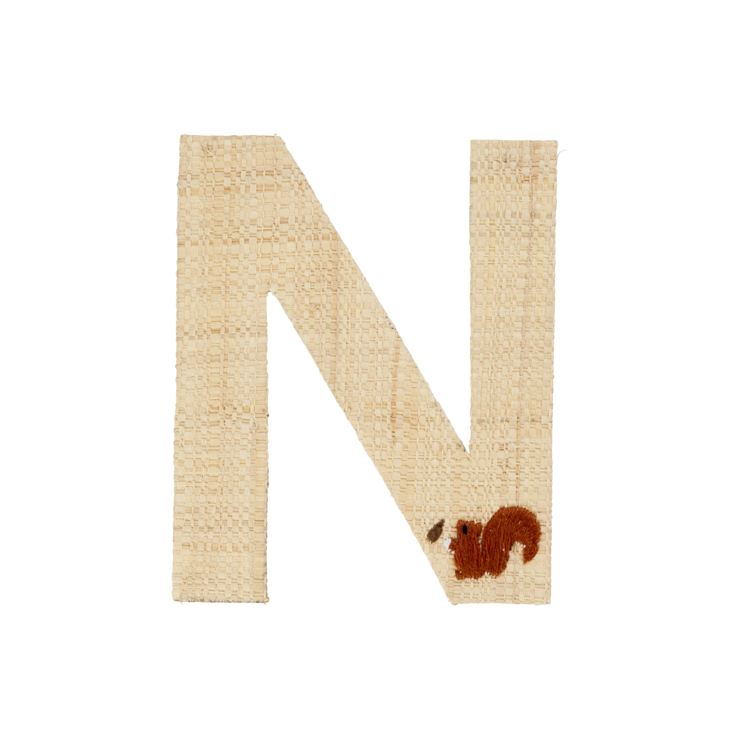 One Raffia Letter Sticker | Boy - N(One Raffia Letter Sticker Boy N) 1 One Raffia Letter Sticker | Boy - N(One Raffia Letter Sticker Boy N)