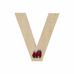 One Raffia Letter Sticker | Boy - V(One Raffia Letter Sticker Boy V)