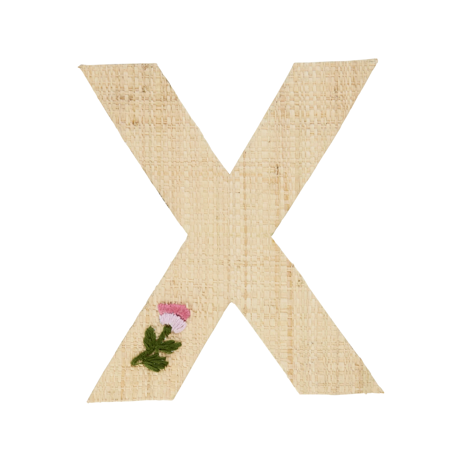 One Raffia Letter Sticker | Girl - X(One Raffia Letter Sticker Girl X) 1 One Raffia Letter Sticker | Girl - X(One Raffia Letter Sticker Girl X)