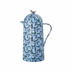 Thermo With Silver Bird Lid With Swan Lake Print(Thermo With Silver Bird Lid With Swan Lake Print)