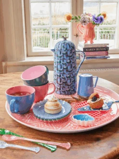 Thermo With Silver Bird Lid With Swan Lake Print(Thermo With Silver Bird Lid With Swan Lake Print) -Rice By Rice THERMO SWLA env1 x1024 90 1