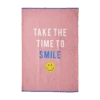 Cotton Tea Towel - Pink - Smiley®(Cotton Tea Towel Pink Smily)
