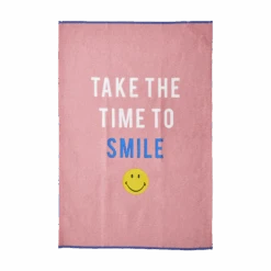 Cotton Tea Towel - Pink - Smiley®(Cotton Tea Towel Pink Smily)