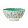 Melamine Bowl With Xmas Angel Print - Medium - Two Tone(Bowl With Xmas Angel Print Medium Two Tone)